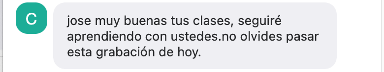 Feedback del taller
