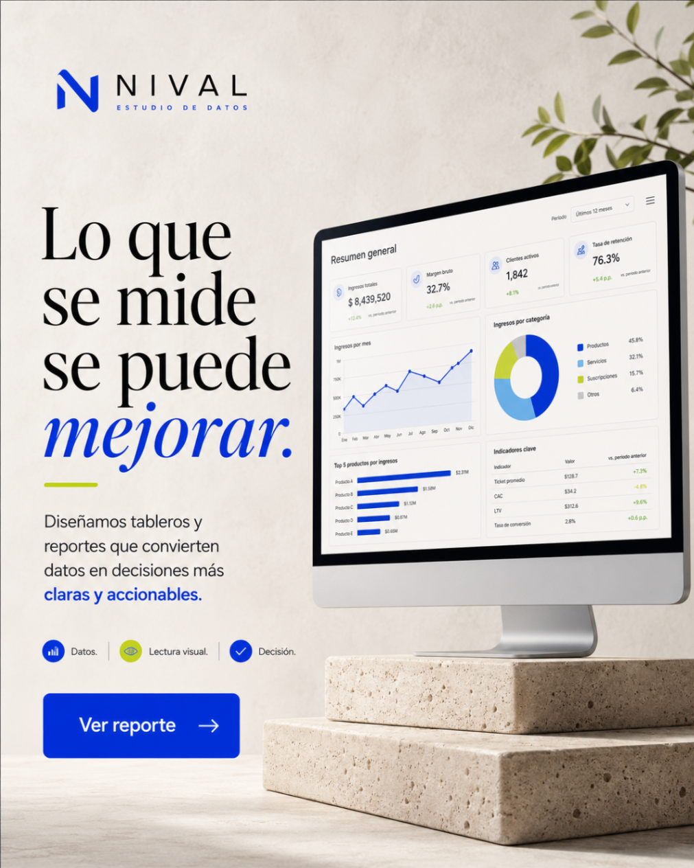 Ejemplo visual de anuncio creado con Vilma AI 2