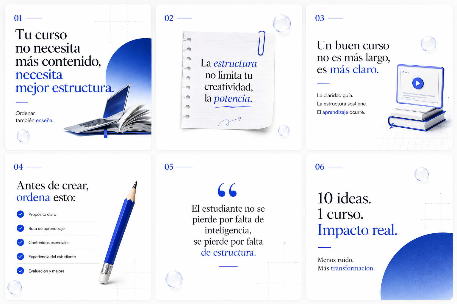 Ejemplo visual de carrusel creado con Vilma AI 7