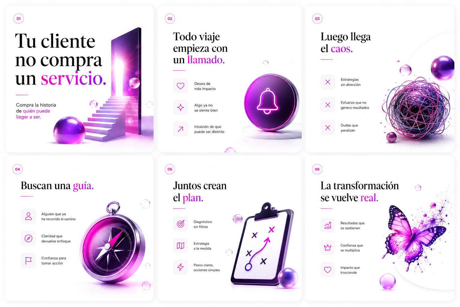 Ejemplo visual de carrusel creado con Vilma AI 10